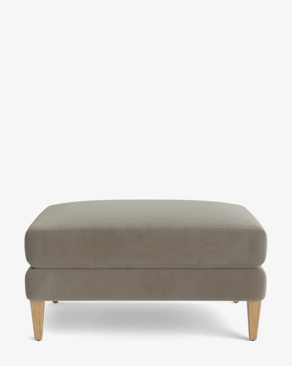 Modern Oak Ottoman