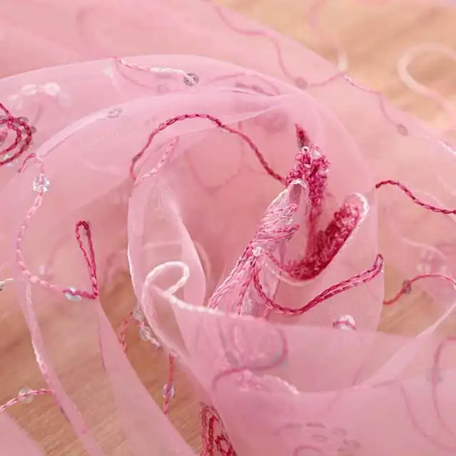 Butterfly Embroidered Curtain Panel