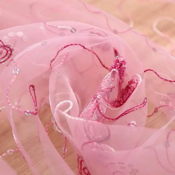 Butterfly Embroidered Curtain Panel