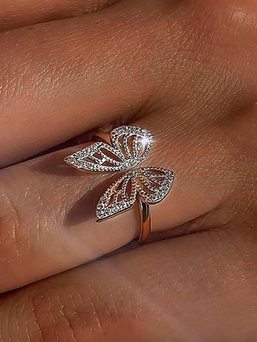 Josephine Diamond Butterfly Ring