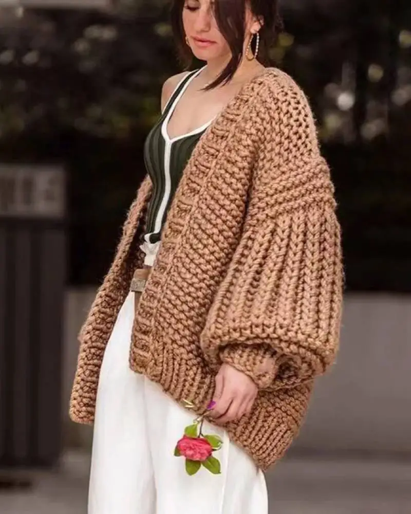 Cotton V-Neck Cardigan
