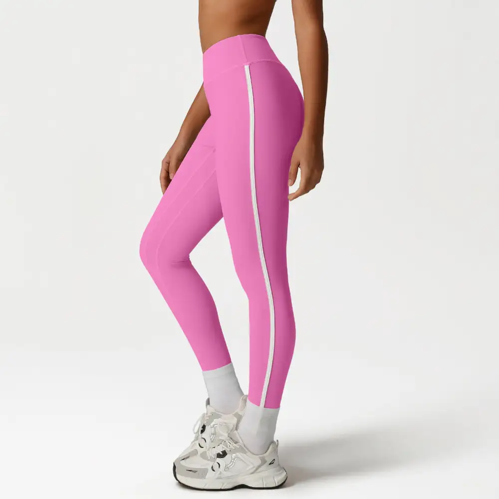 Refined Contrast Trim Leggings