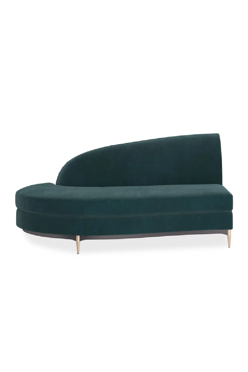 Relaxed Sectional Velvet Sectional Sofa