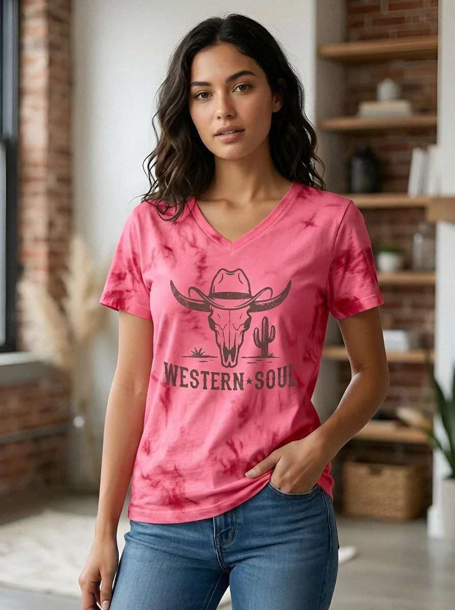 Western Soul Cow T-Shirt Classic