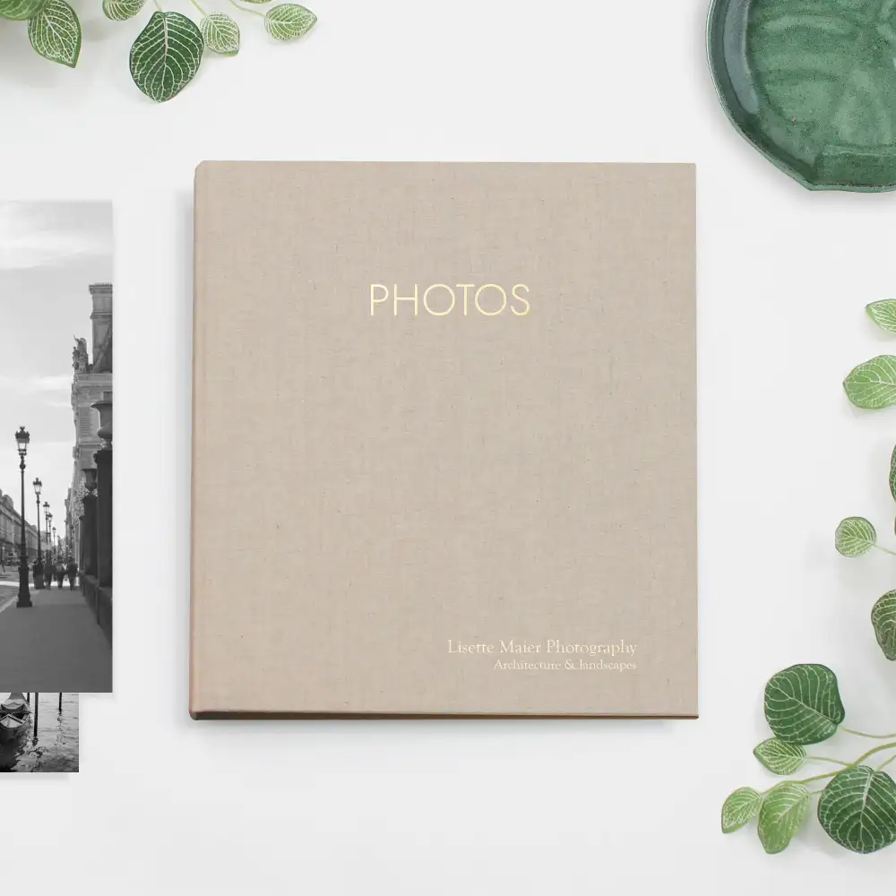 Linen Photo Binder