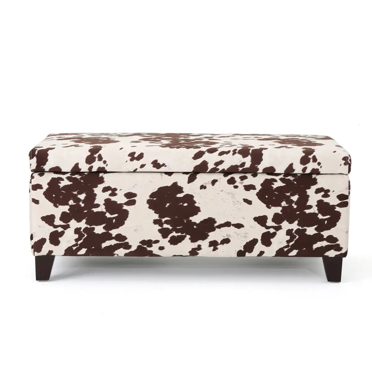 Storage-Ottoman Velvet Storage Ottoman Bench