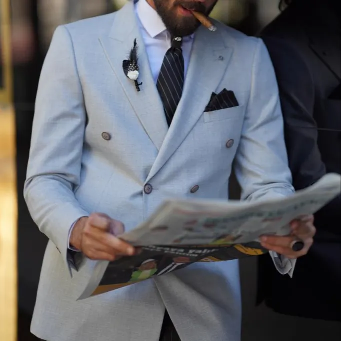 Timeless Slim Fit Double Breasted Blazer