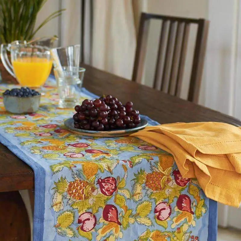 Lively Mixed Fruit Table Runner