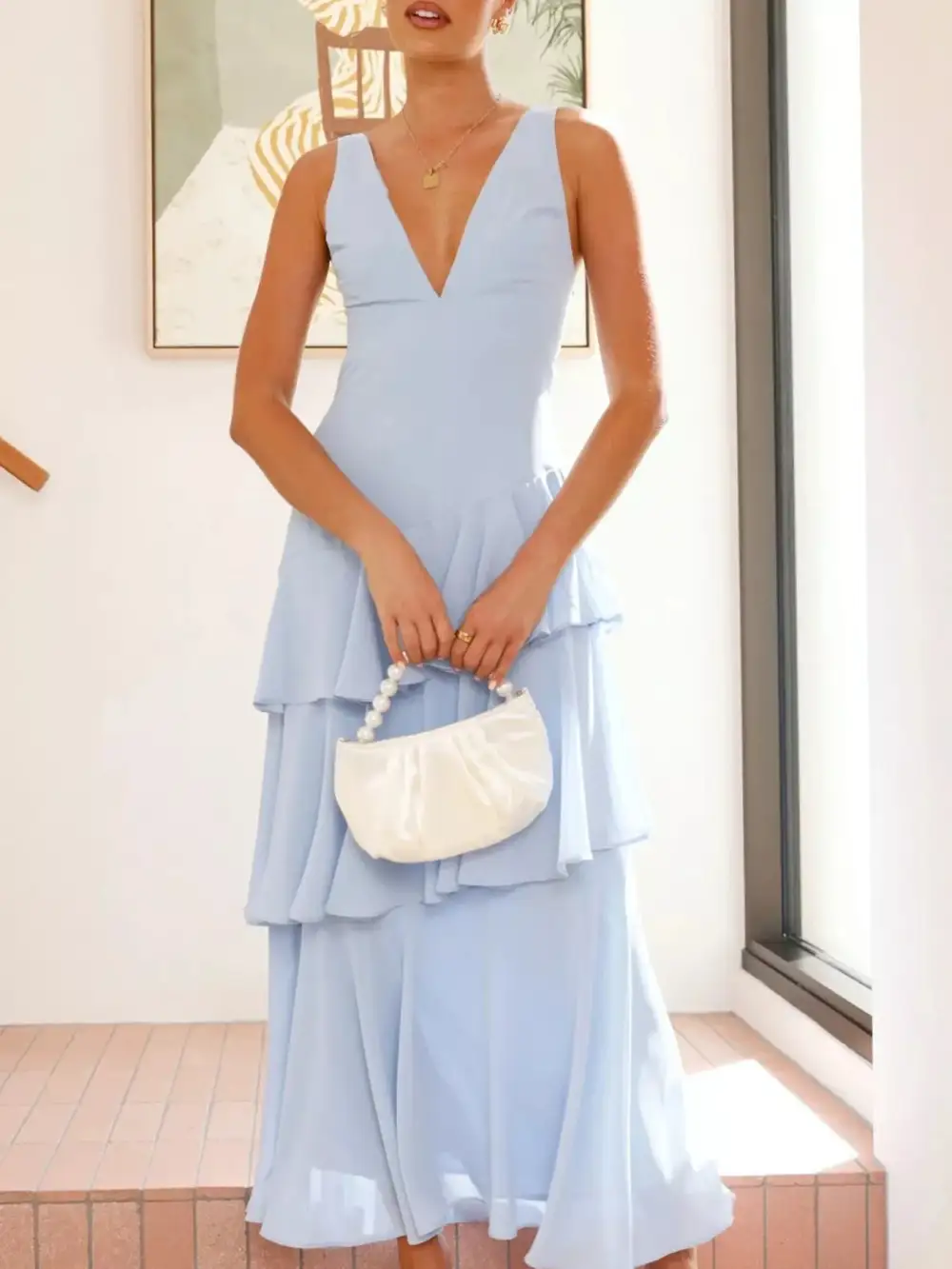 Classic Sleeveless Maxi Dress
