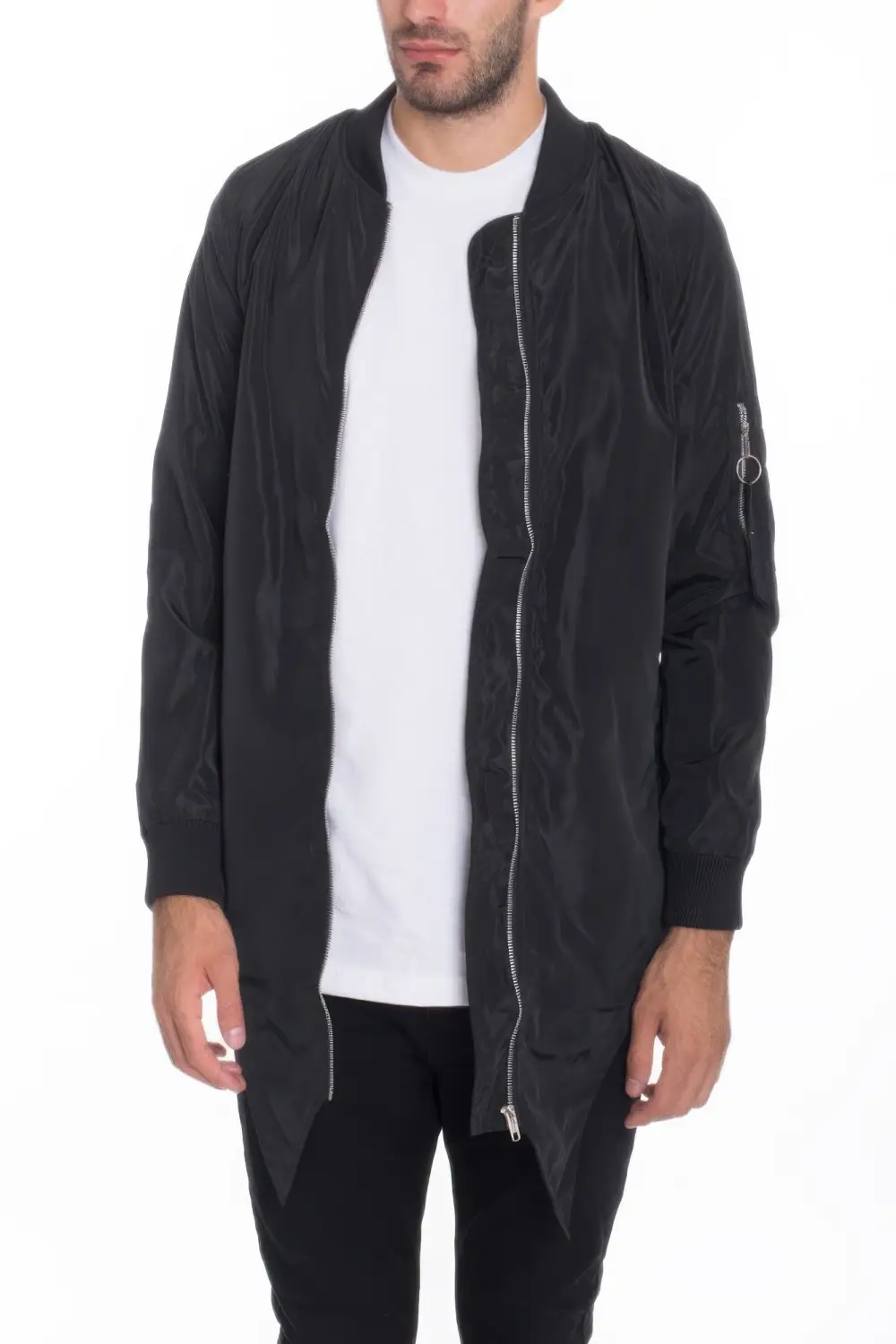 Casual Windbreaker Satin Jacket