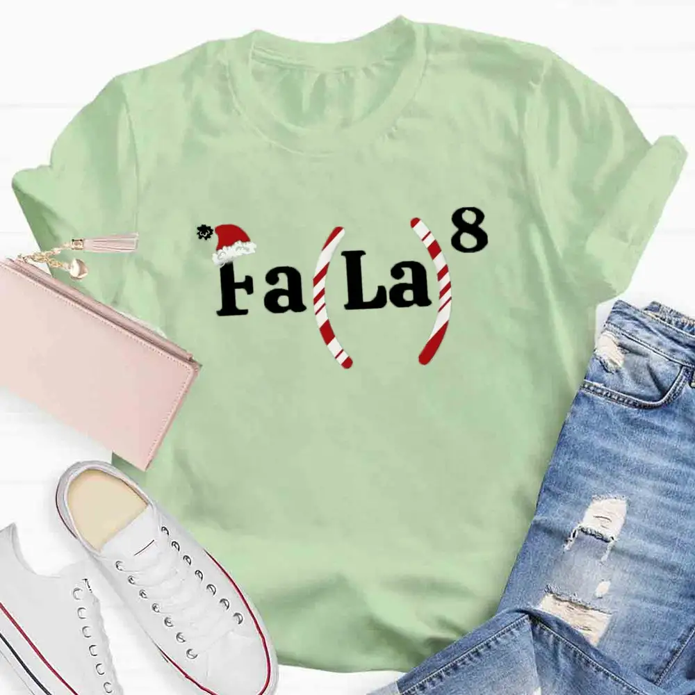 Fun Numbers Christmas Teacher T-Shirt