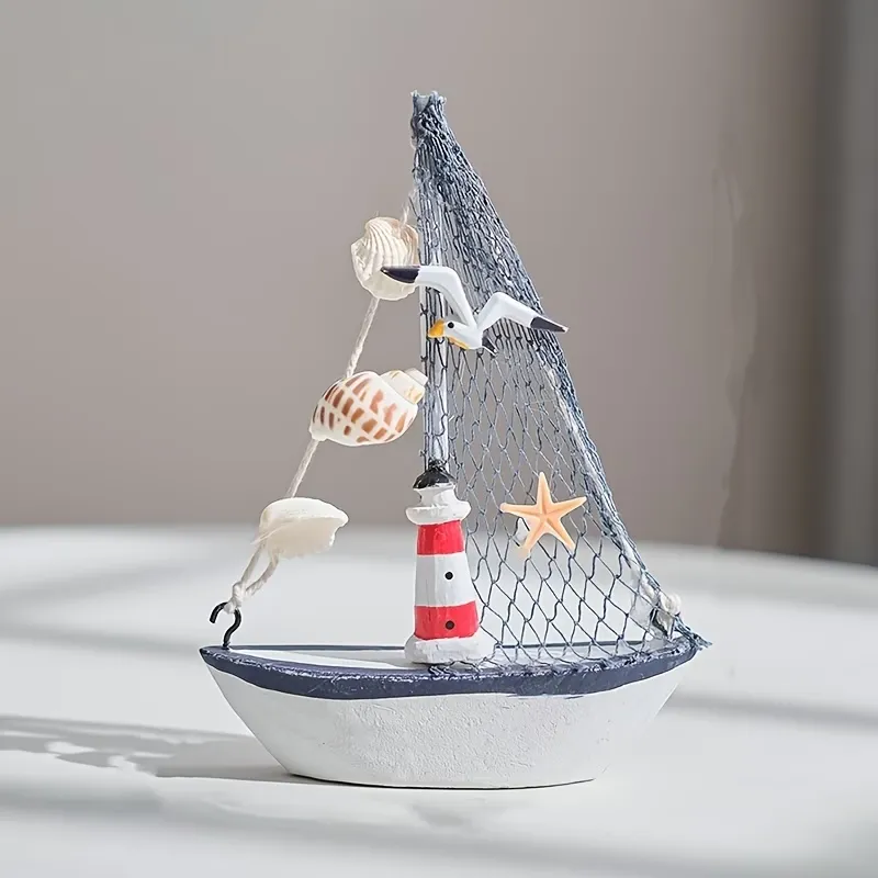 Nautical Sailboat Figurine