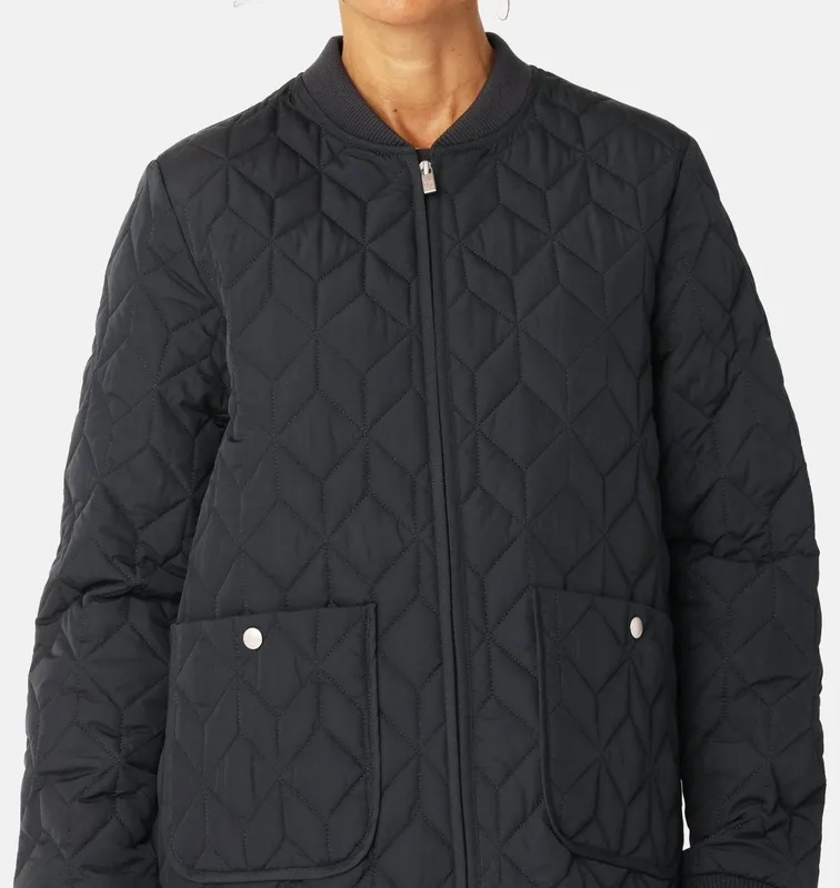 Quilted Ribbed Jacket