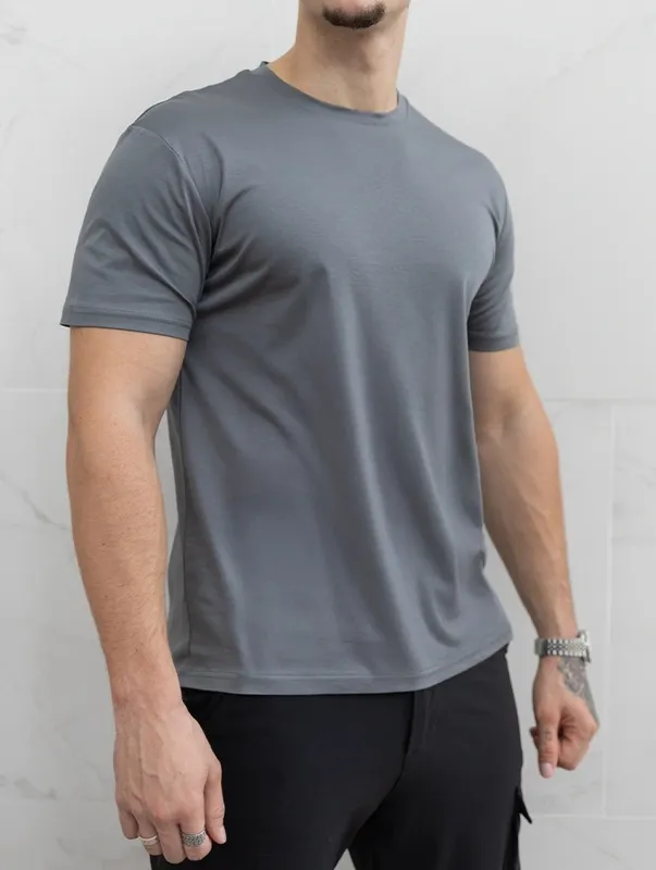 Dark Grey Clean Fit T-Shirt