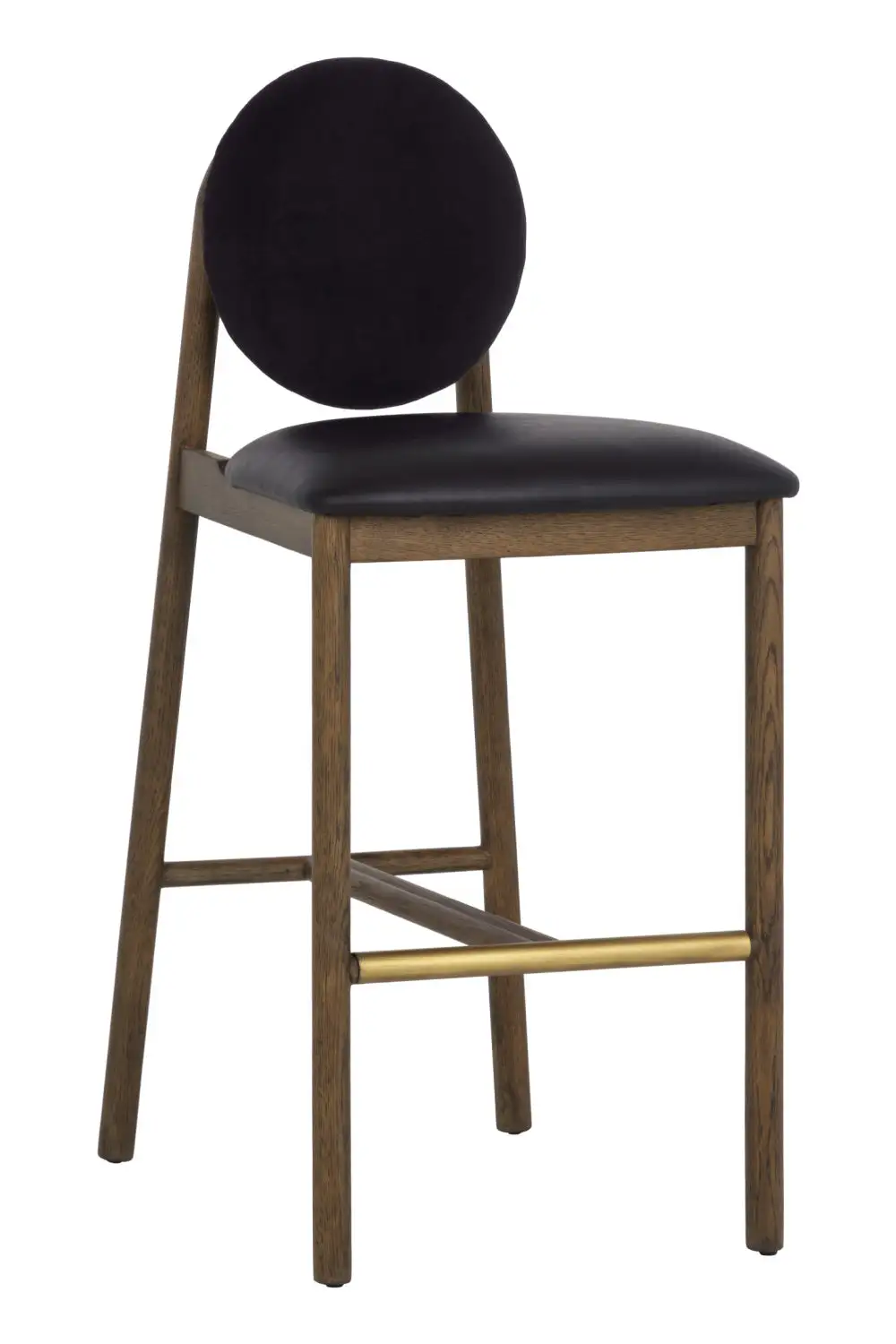 Round-Back Bar Stool