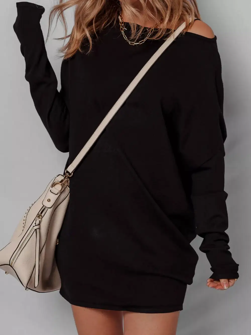 Asymmetric Mini Dress