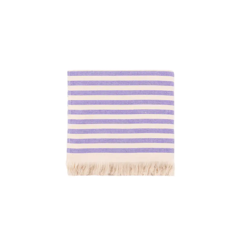 Striped Cotton Oversized Towel
