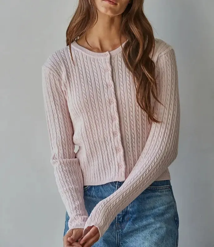Pink Cotton Blend Top