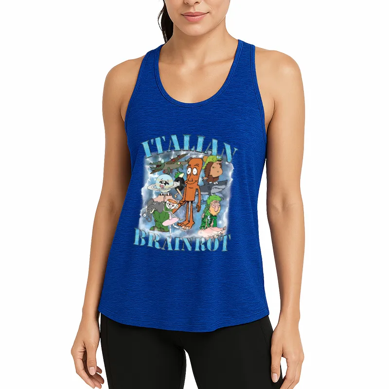 Brainrot Humor Athletic Tank