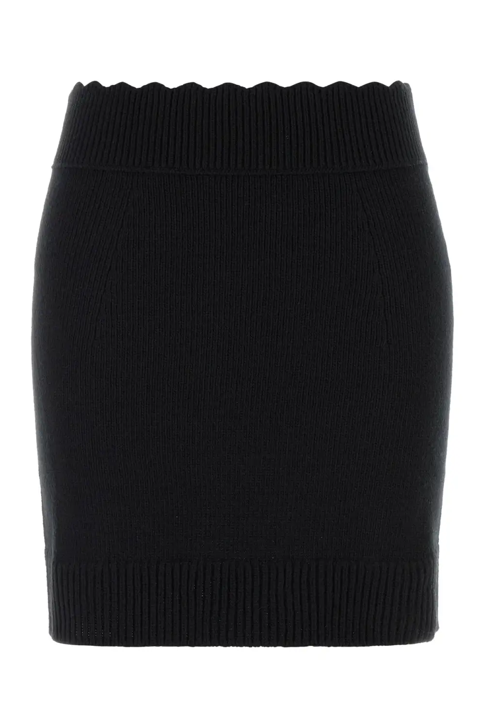 Refined Mini Wool-Blend Wool Skirt