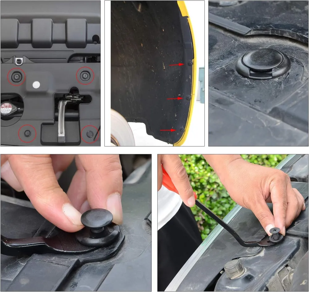 Automotive Push Retainer Fastener Assortment