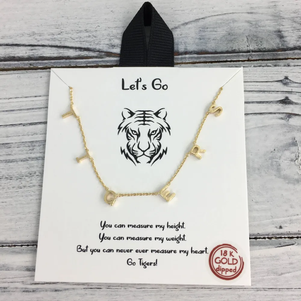 Dangle Letter Chain Necklace