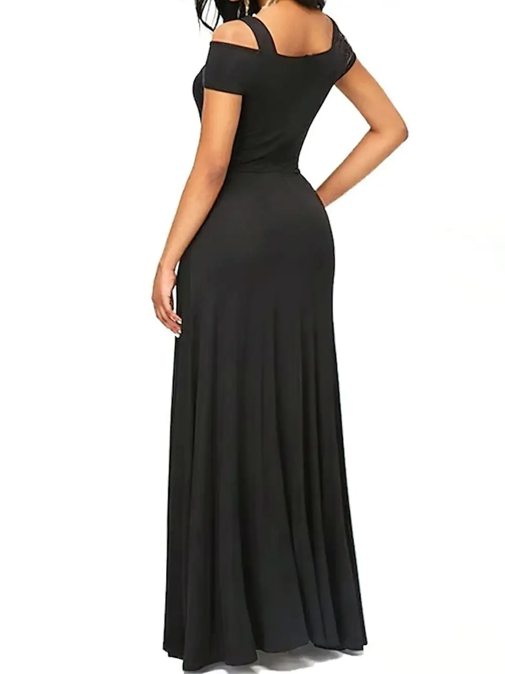 Strapless Wrap Maxi Dress