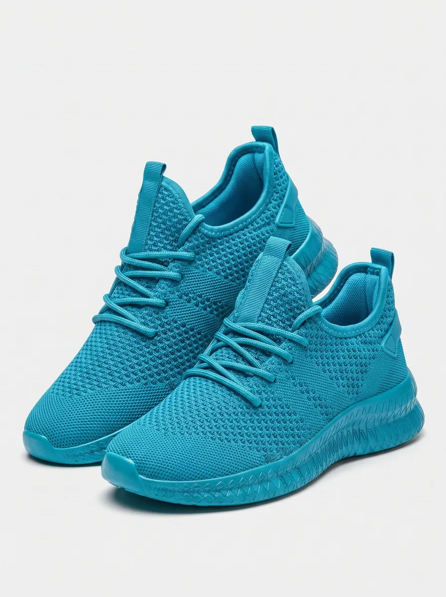 Unisex Navy Blue Mesh Sneaker 