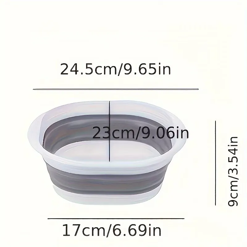 Silicone Collapsible Basin