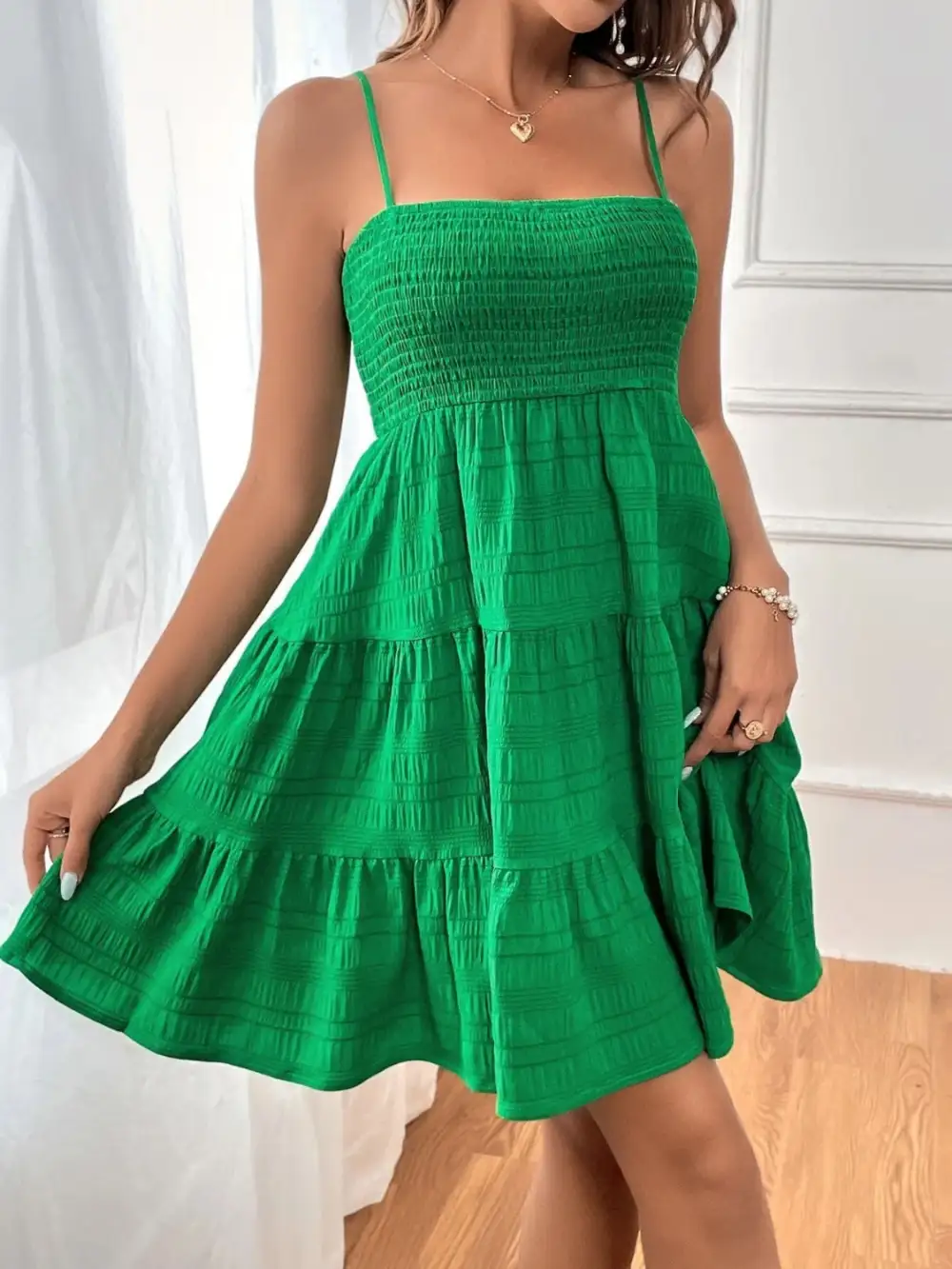 Cami Square-Neck Casual Dress