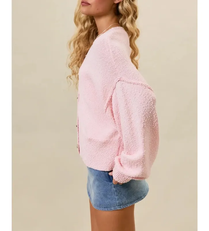 Pink Cotton Blend Top