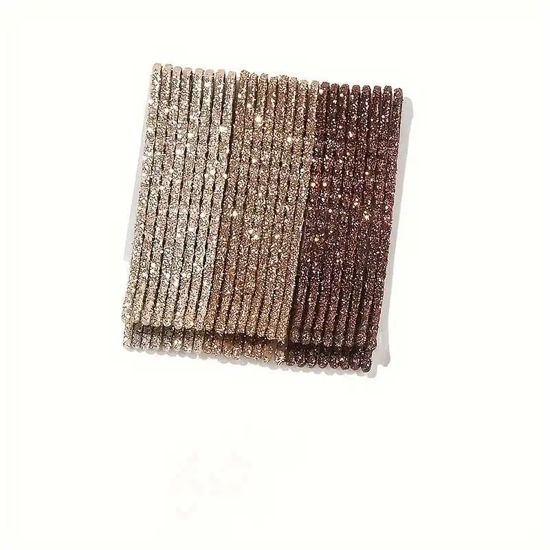 Alloy Hair Barrettes Sequin Hair Clips Set