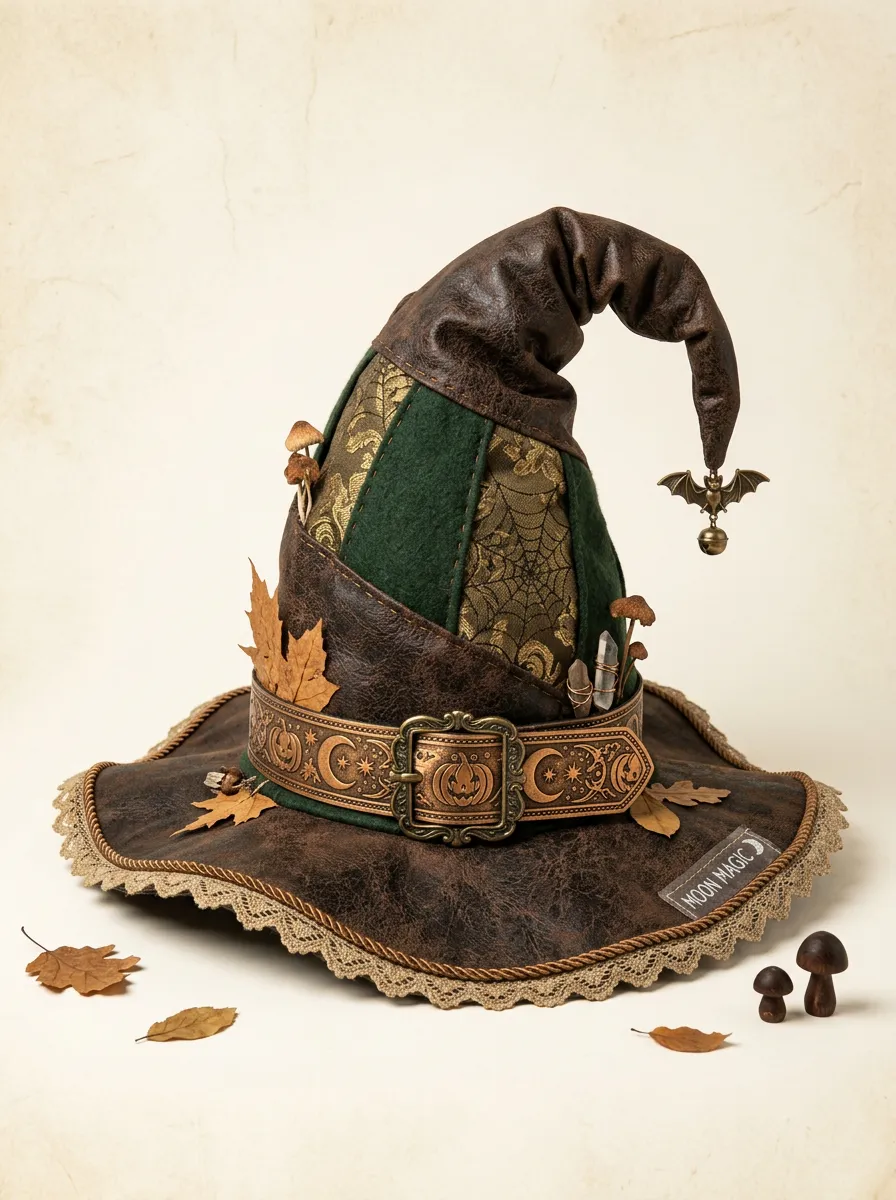 Pumpkin Halloween Witch Hat