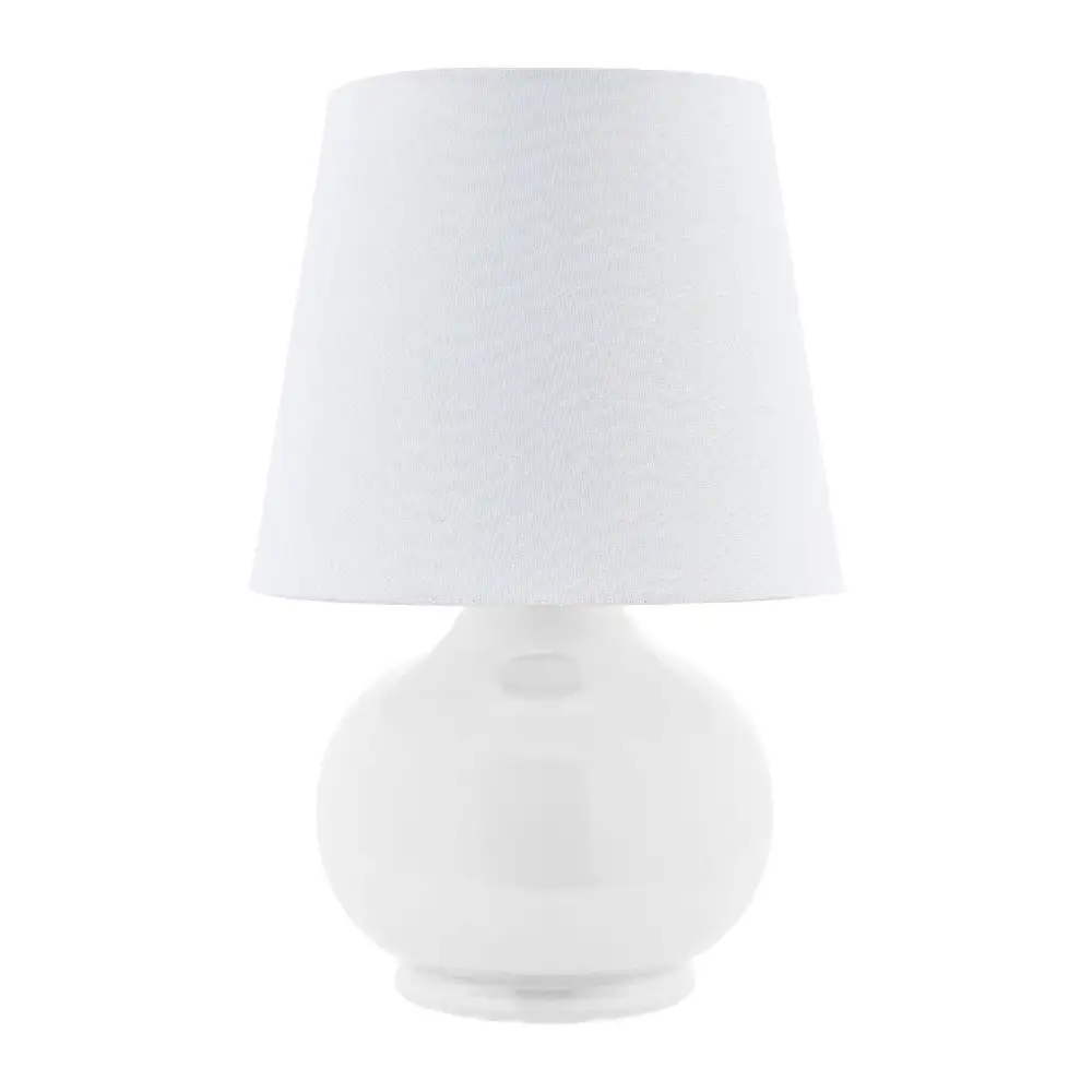Raffia Shade Ceramic Table Lamp