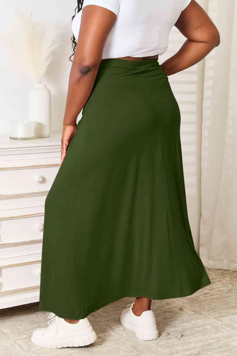 Full Size Soft Rayon Skirt