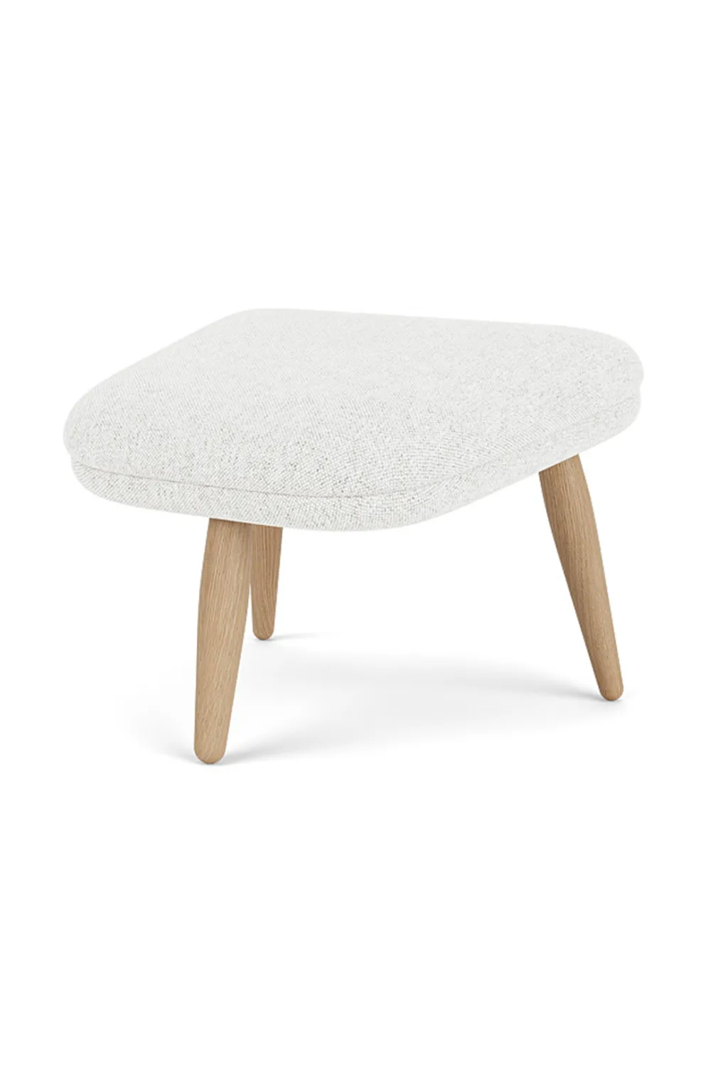 Wooden Leg Ottoman