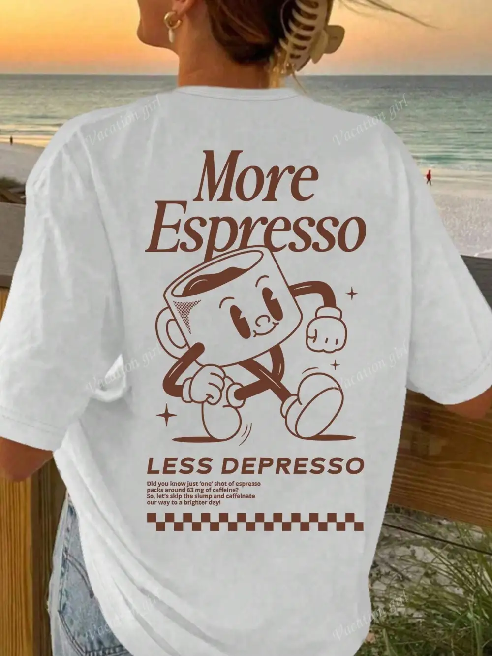 Women Coffee Relaxed Fit T-Shirt