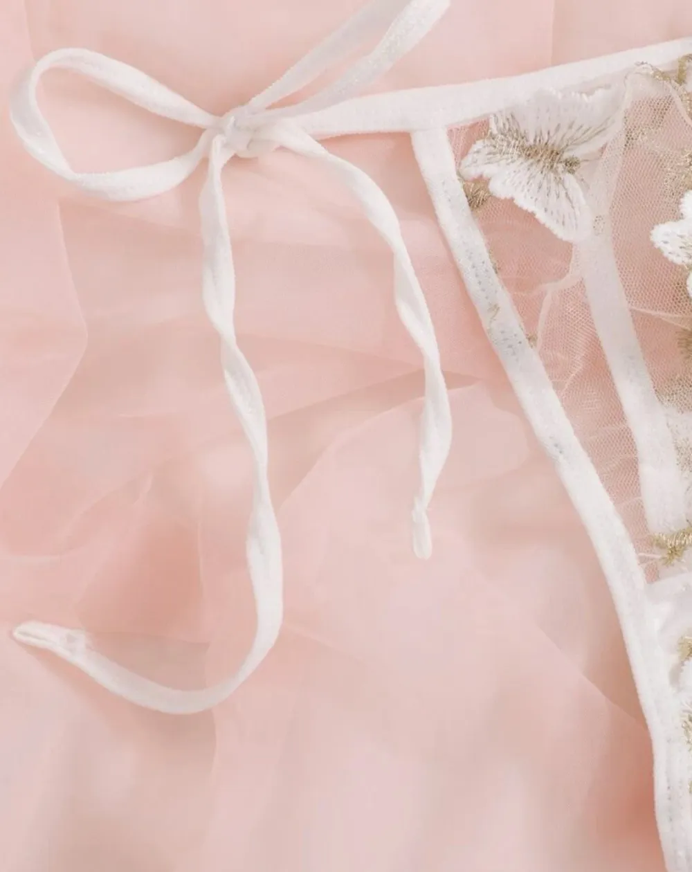 Butterfly Mesh Lingerie Set