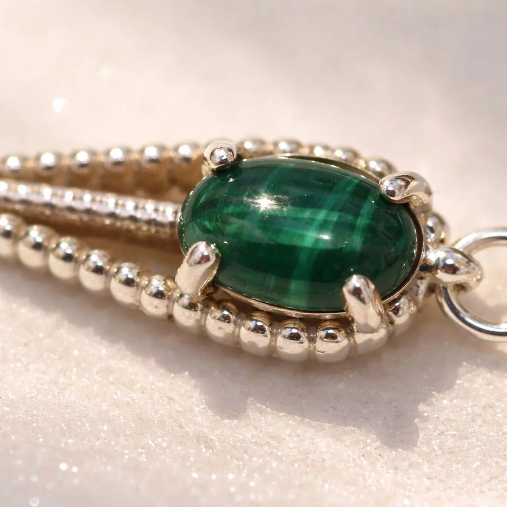 Chain Gemstone -Plated Bracelet