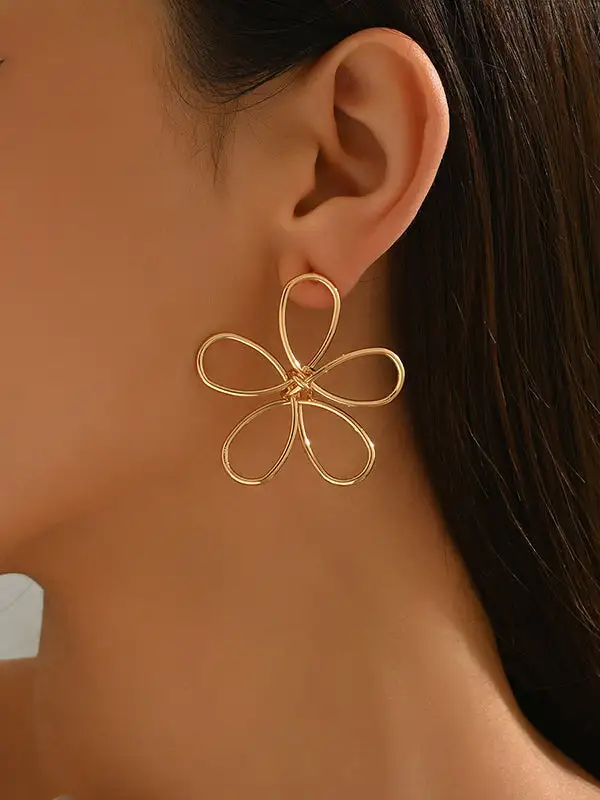 Ornate Artisan-Inspired Accent Earrings