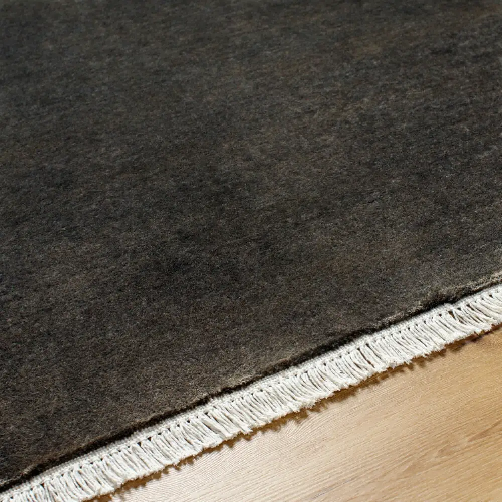 Hand-Loomed Wool Fringe Table Runner