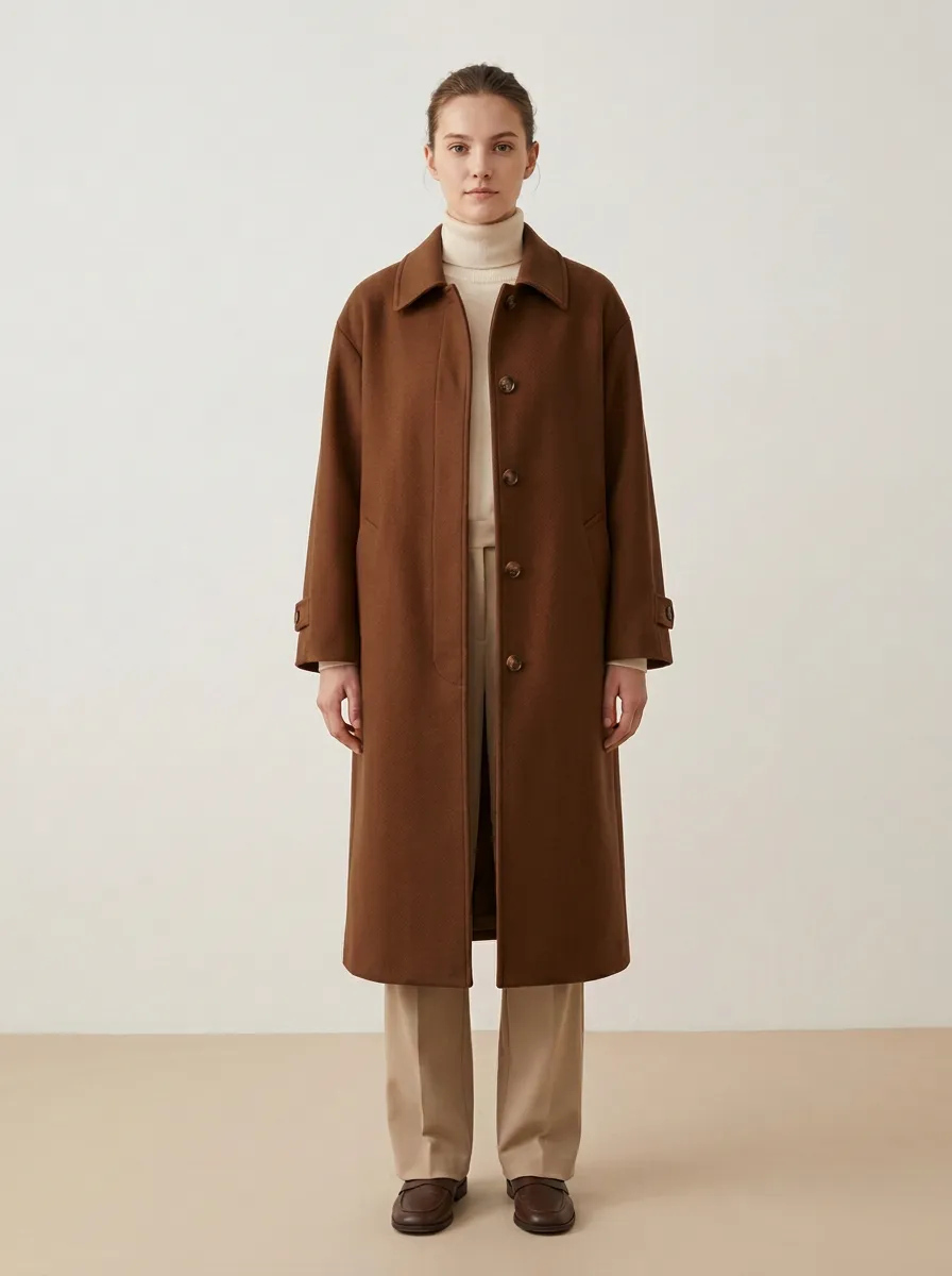 Heritage Wool-Blend Outerwear Coat
