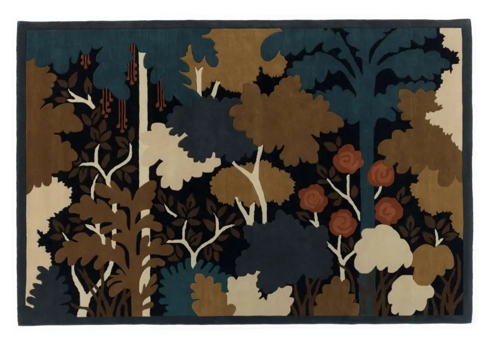 Wool Tufted Geometric Artful Area Rug