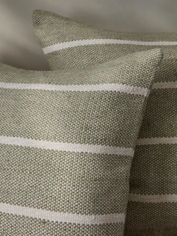 Classic Striped Patterned Woven Decorative Cushion Cover