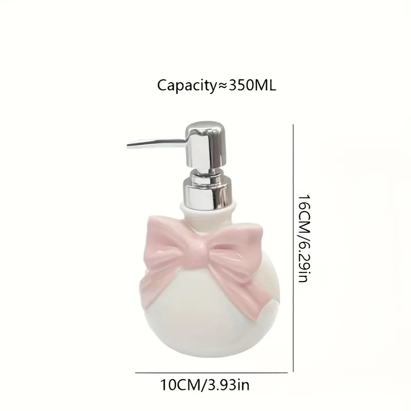 1 Pcs Cute Bow Soap Dispenser