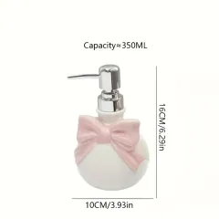1 Pcs Cute Bow Soap Dispenser