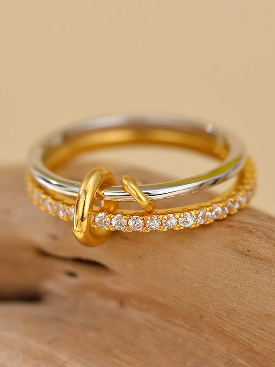 Clara Double Layer Diamond Ring