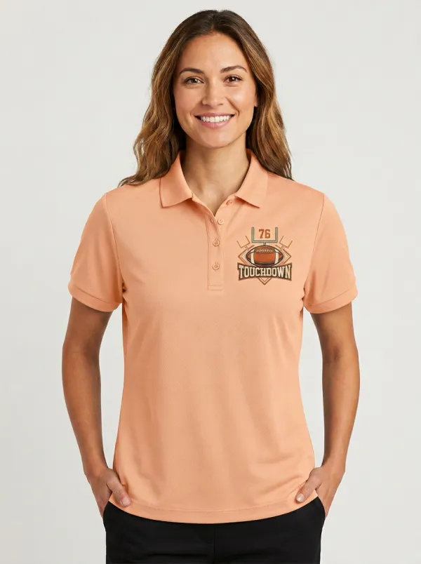 Football Inspired Casual Polo Shirt