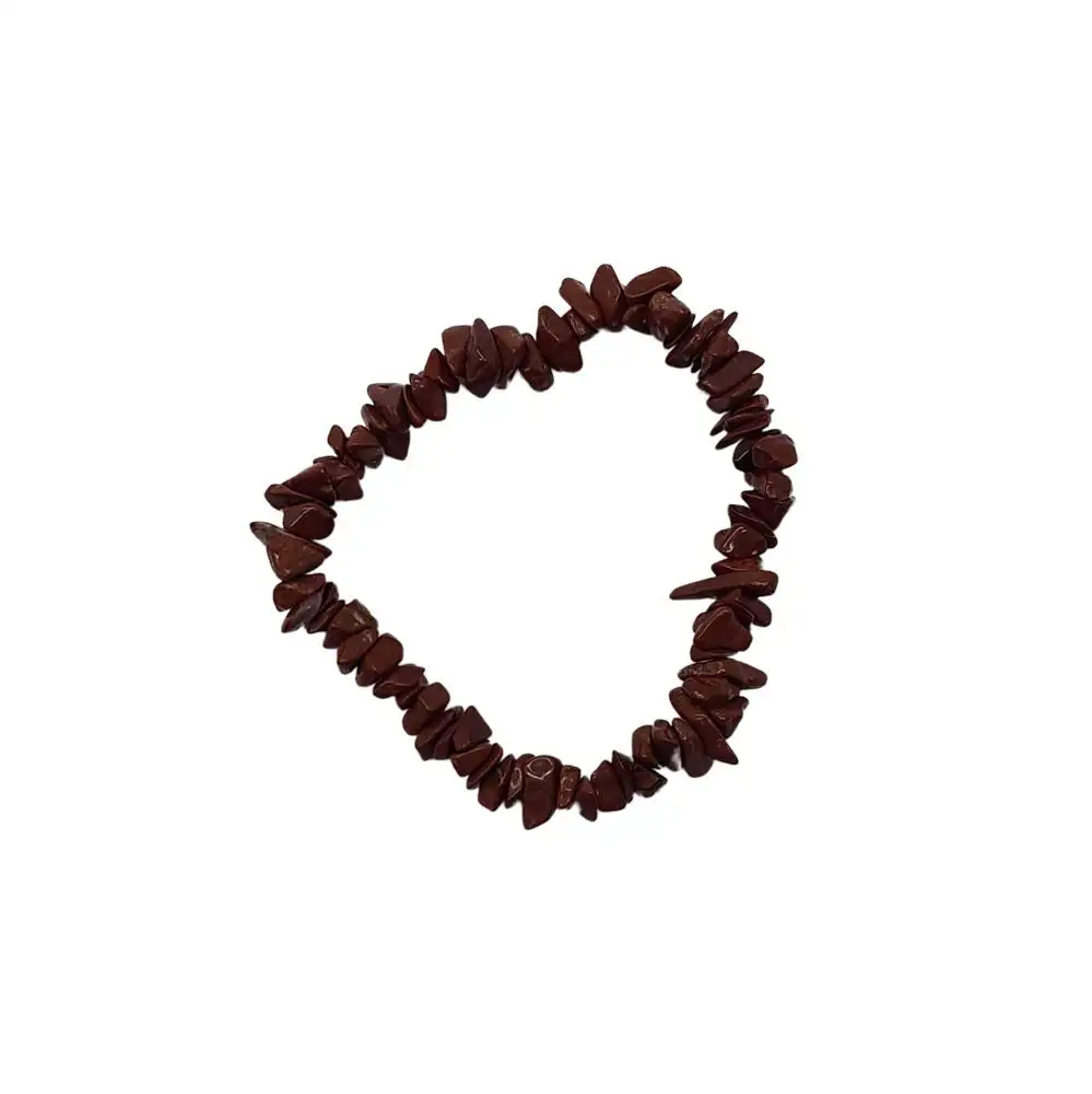 Chip-Stone Stretch Gemstone Crystal Bracelet
