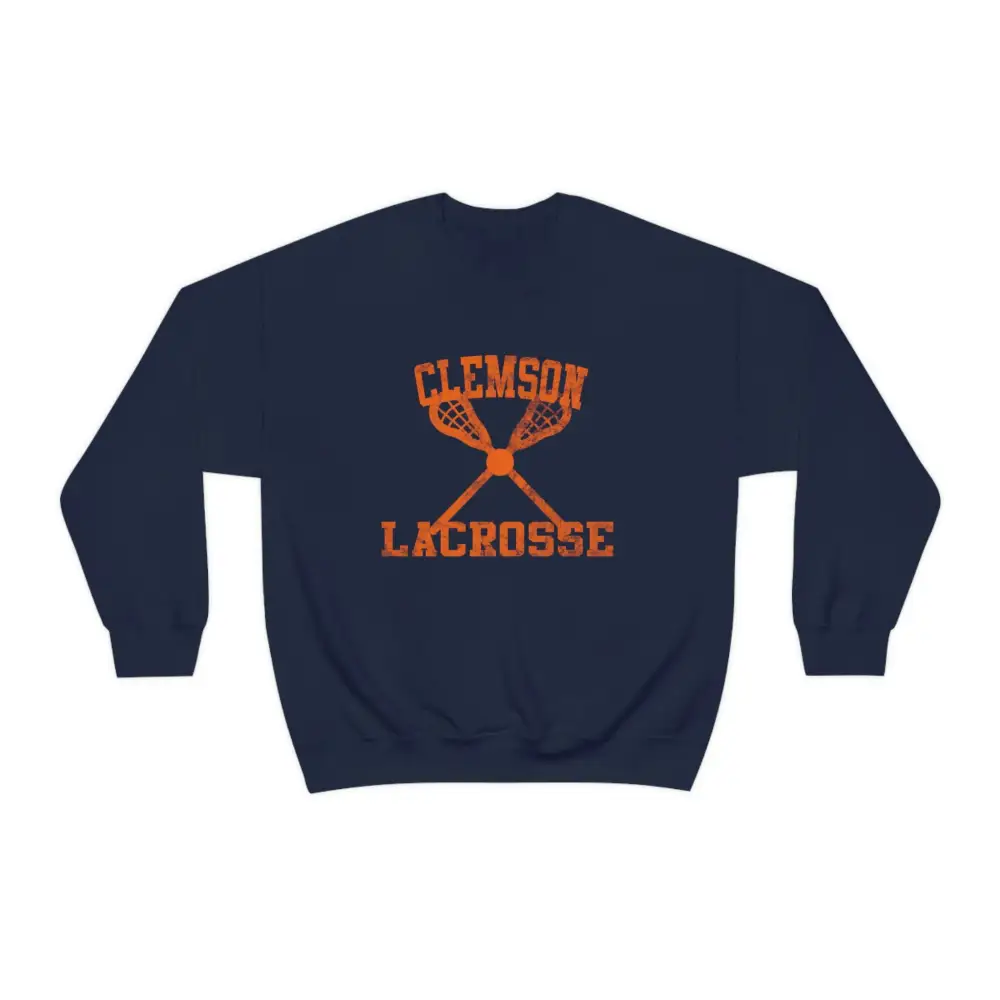 Vintage Lacrosse Graphic Crewneck Sweatshirt